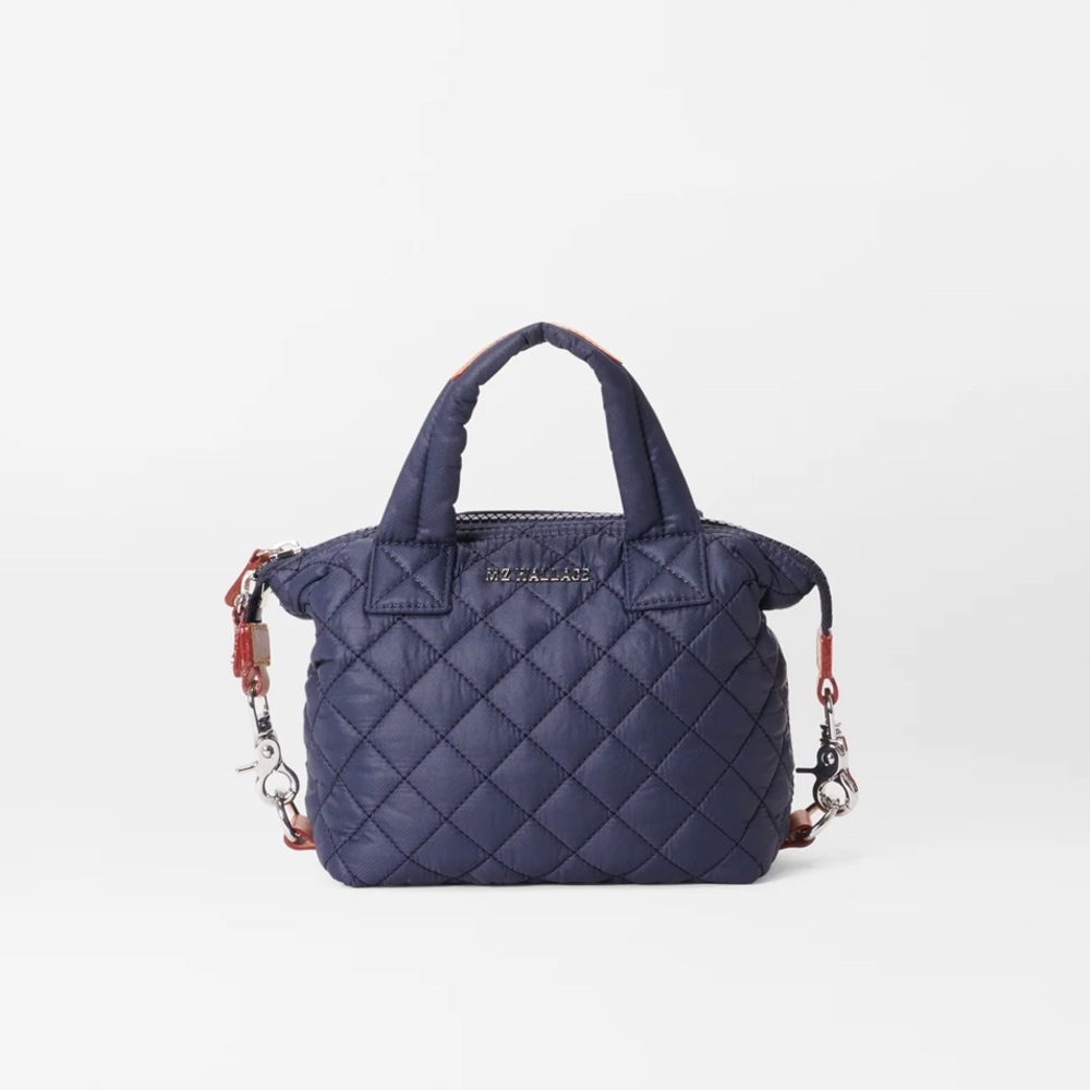 MZ Wallace Quilted Blue Mini Bag